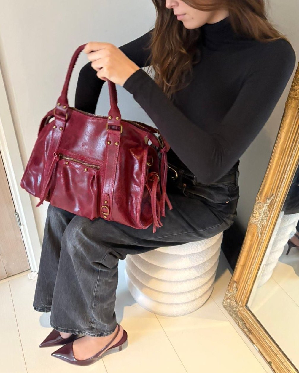 MILANO LARGE - BURGUNDY