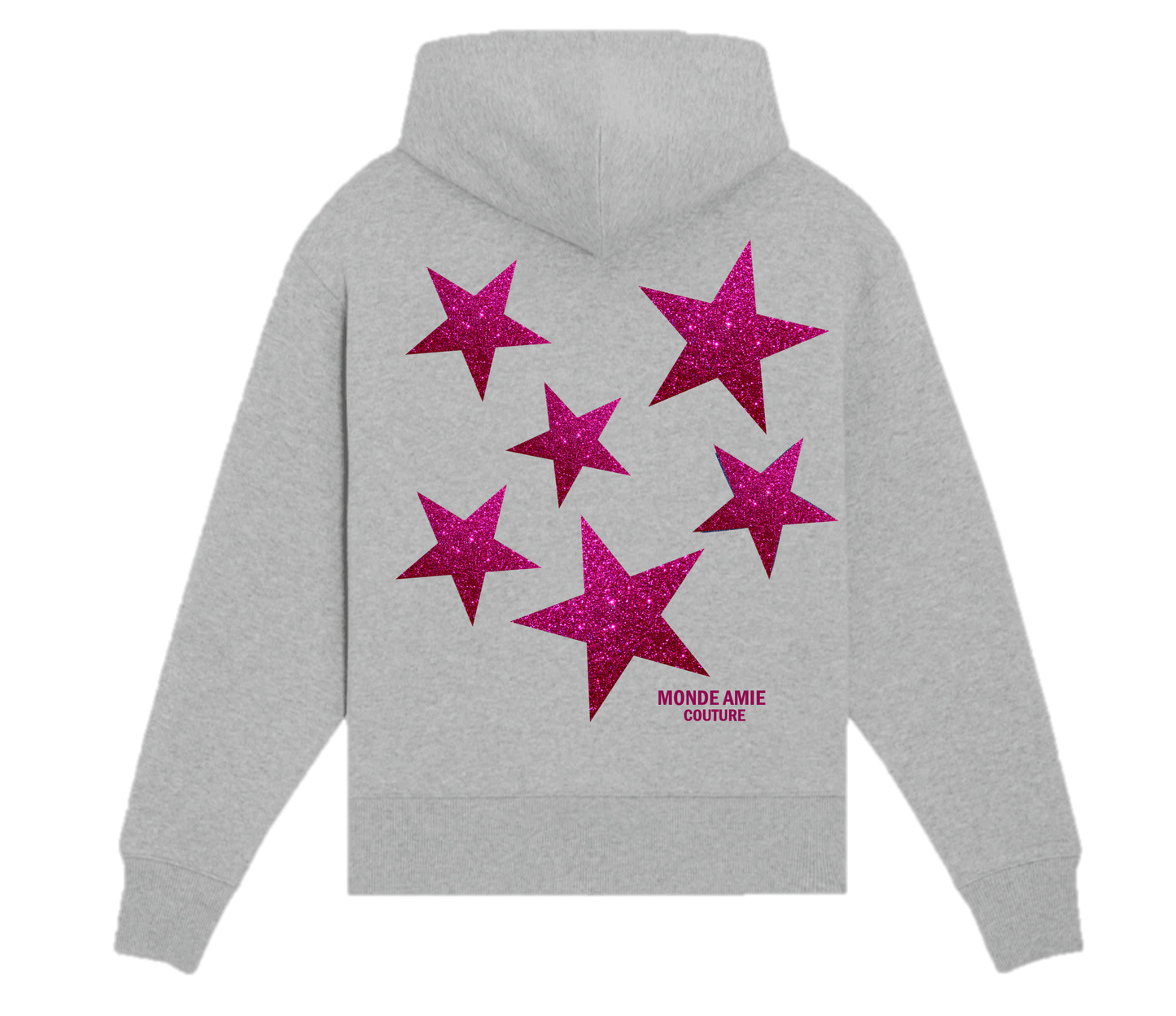 LAS VEGAS LITTLE STARTS FUCHSIA GLITTER